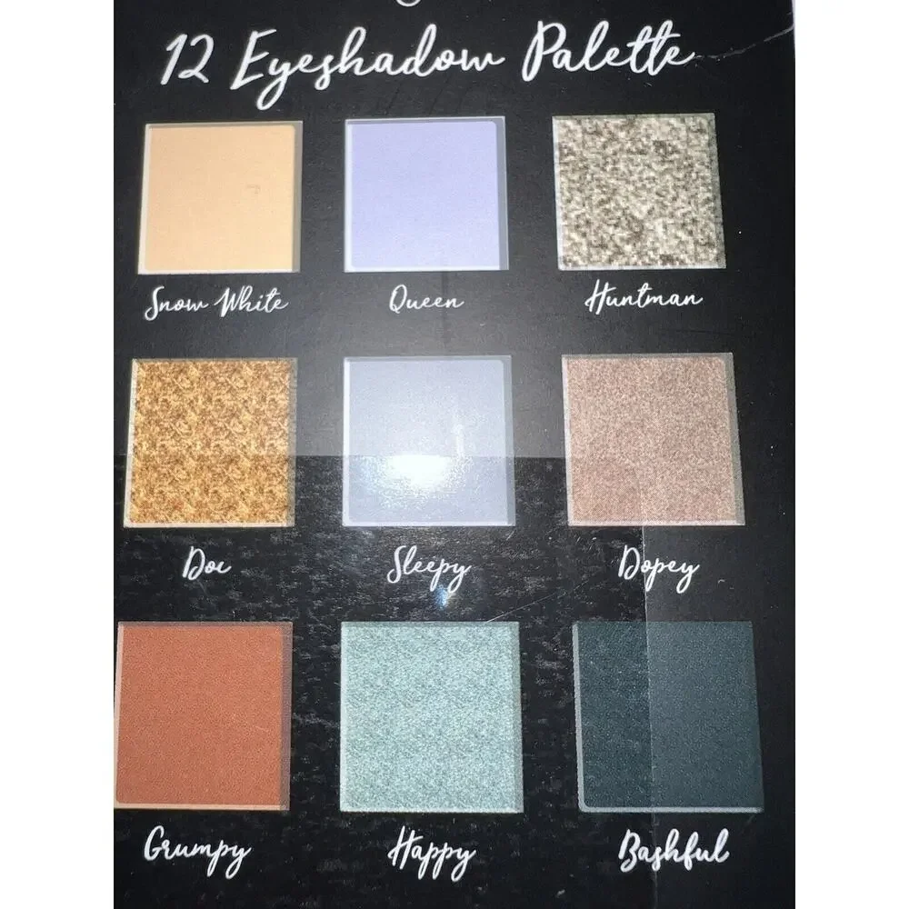 Disney Snow White Eyeshadow Palette--12 Shades--Brand New